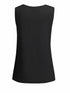 Cross Lace-up Skull Tank Top