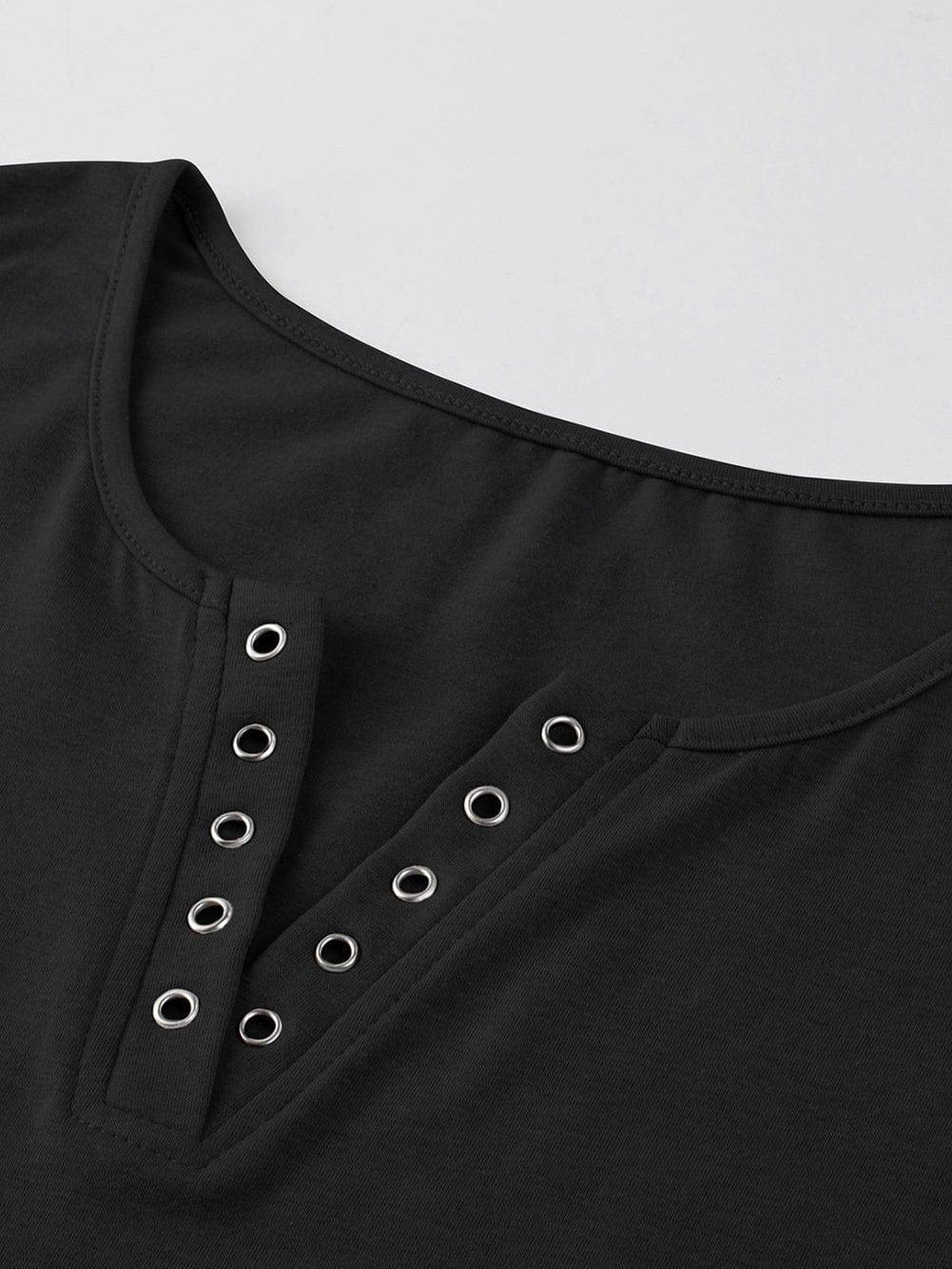Cross Lace-up Skull Tank Top