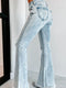 Mid Rise Flare Jeans