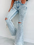 Mid Rise Flare Jeans