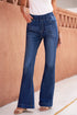 Bootcut Jeans with Center Seam