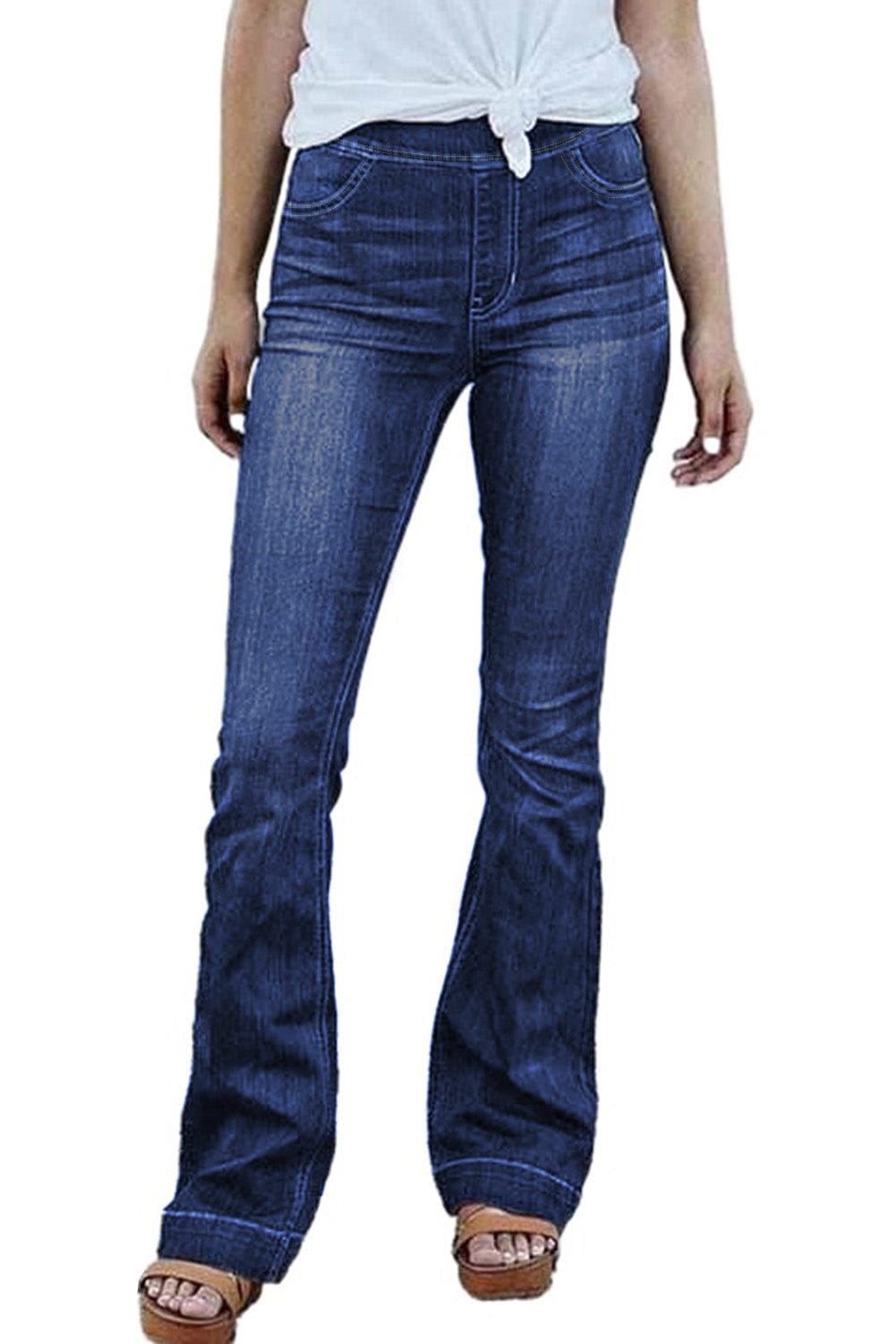 Embellished Flare Jeans