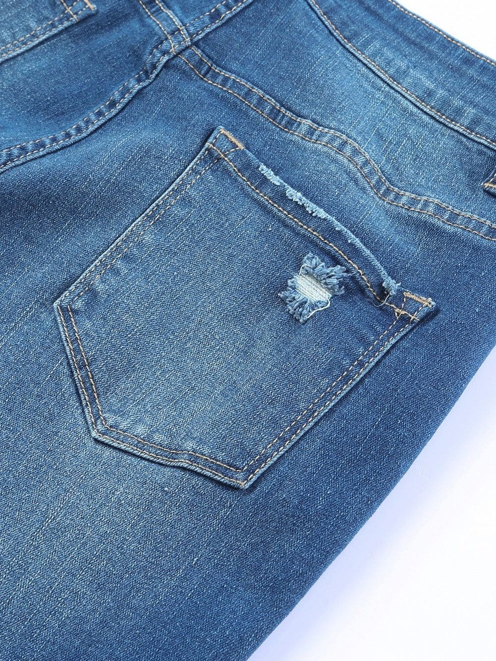 Bootcut Jeans with Center Seam