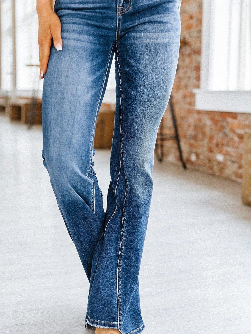 Embellished Flare Jeans
