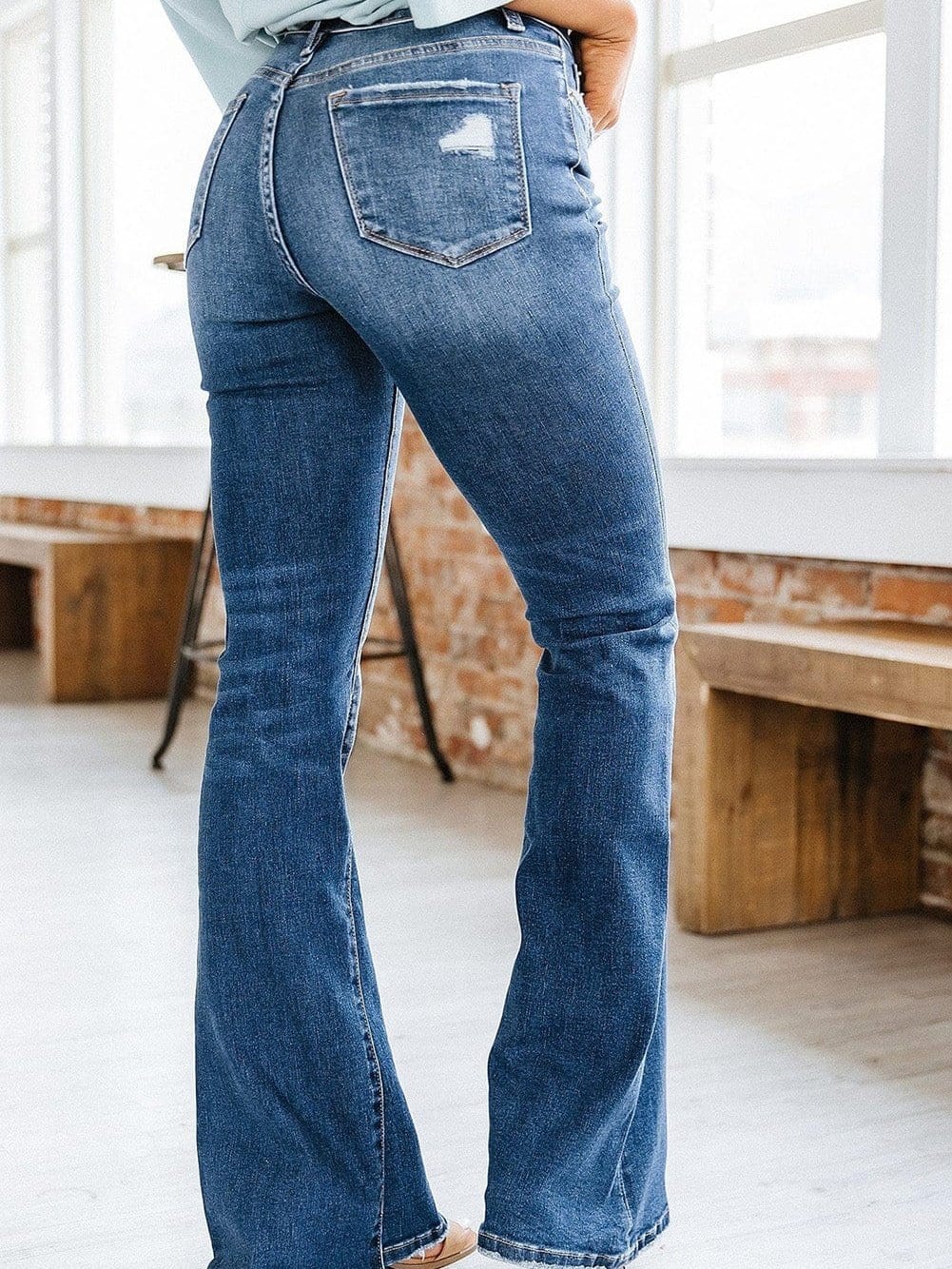 Embellished Flare Jeans