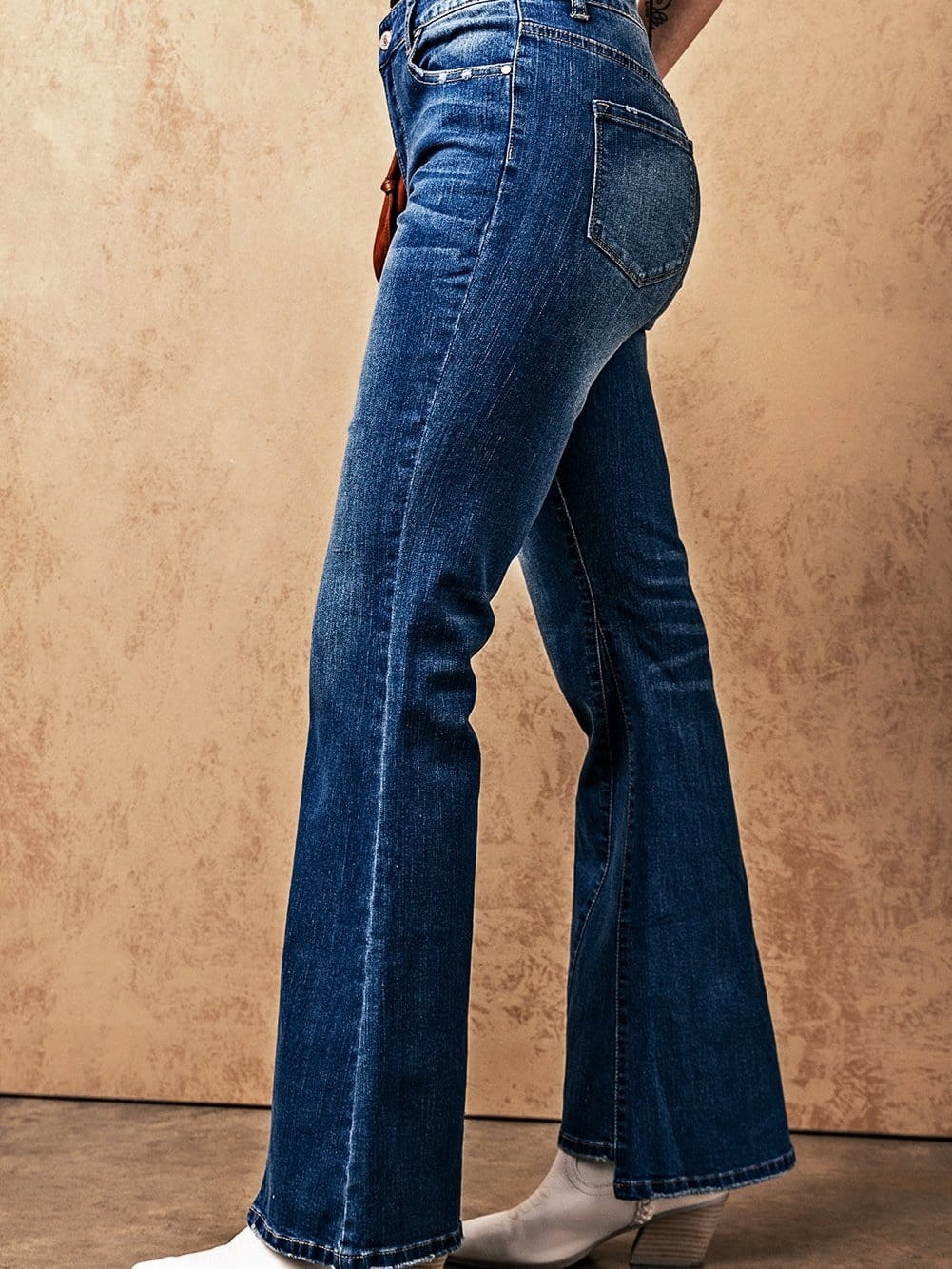 Bootcut Jeans with Center Seam