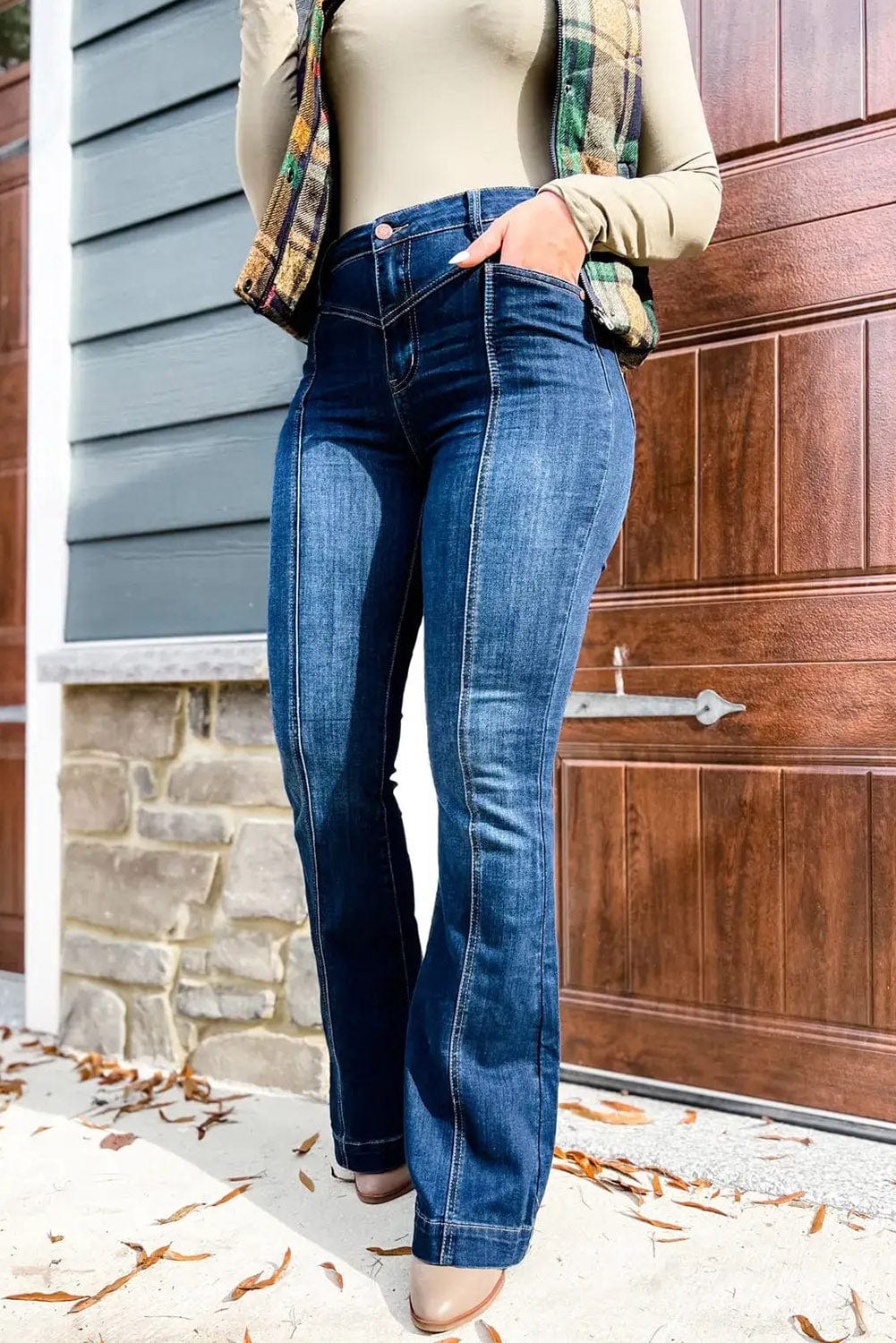 Embellished Flare Jeans