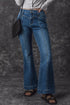 Bootcut Jeans with Center Seam
