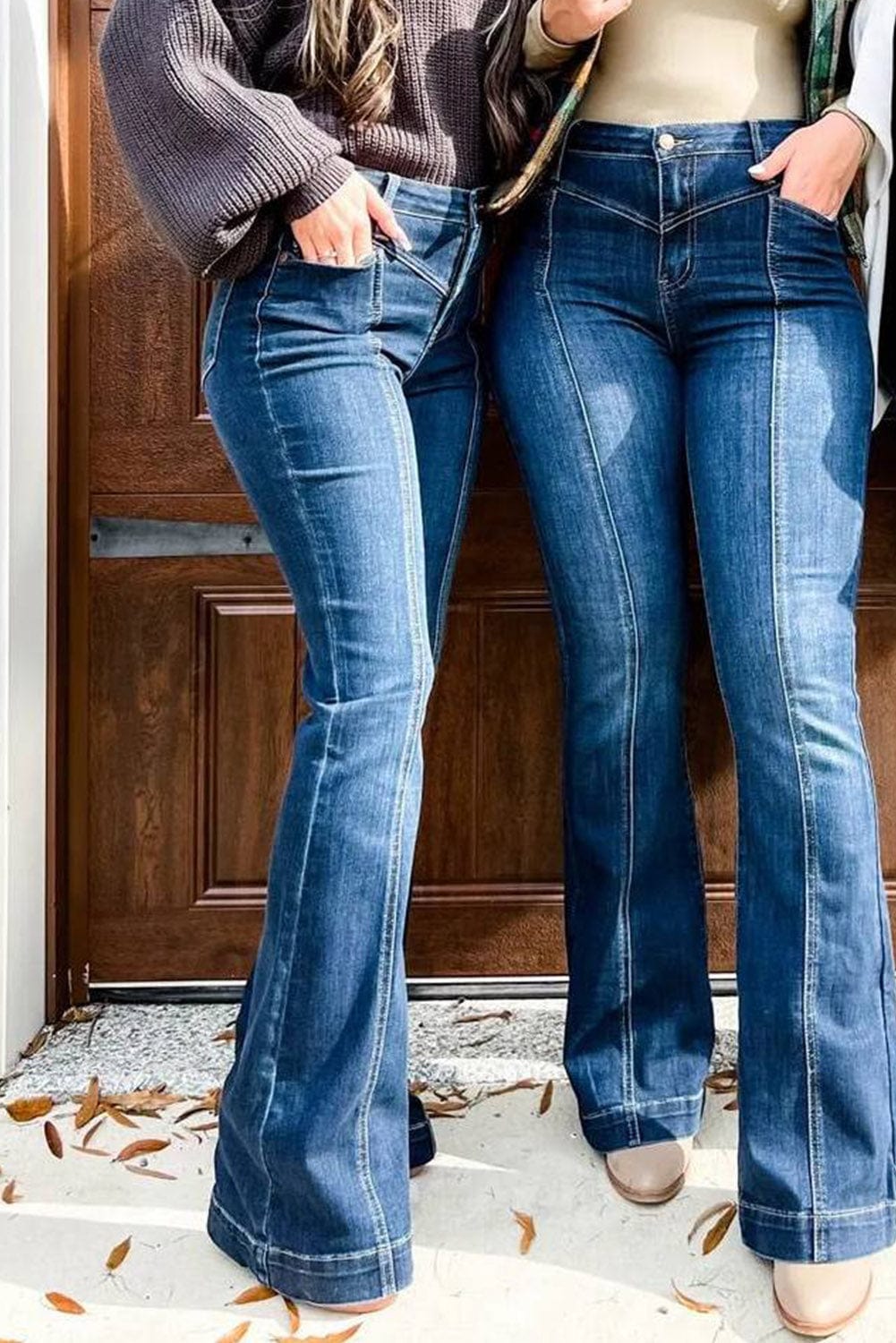 Embellished Flare Jeans