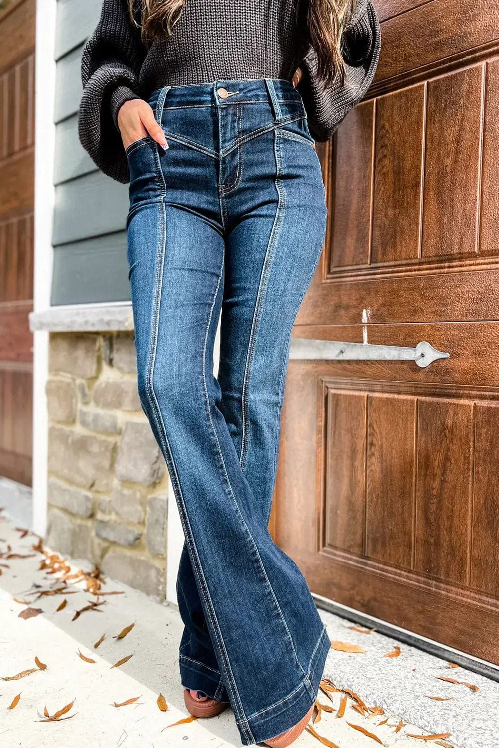 Embellished Flare Jeans