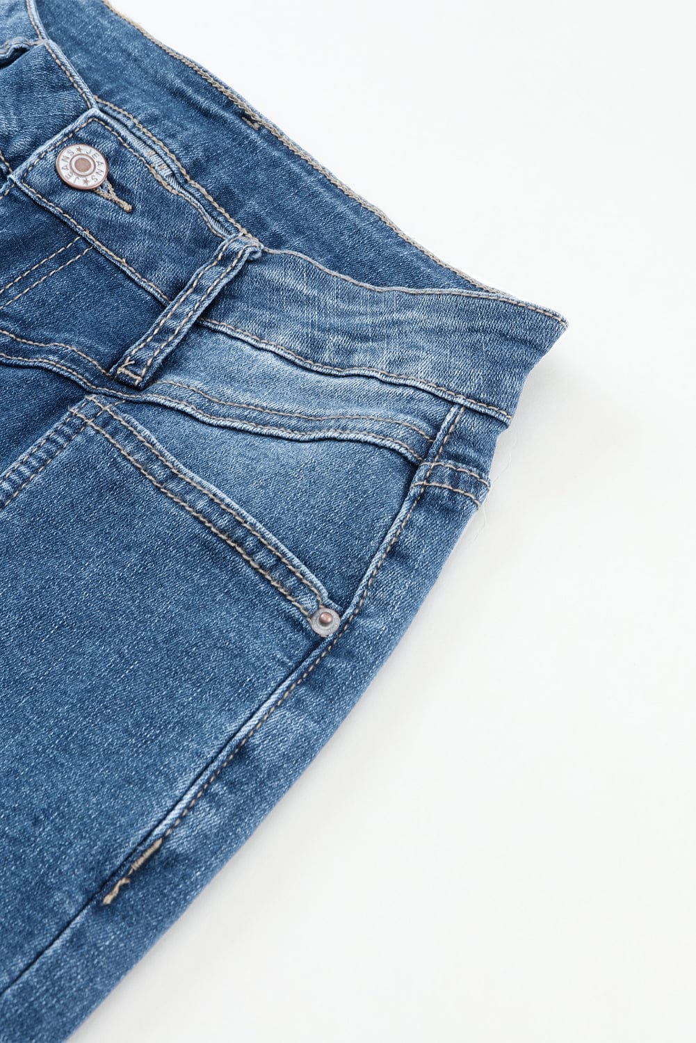 Bootcut Jeans with Center Seam