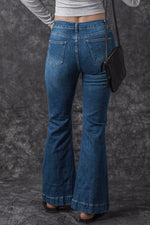 Bootcut Jeans with Center Seam