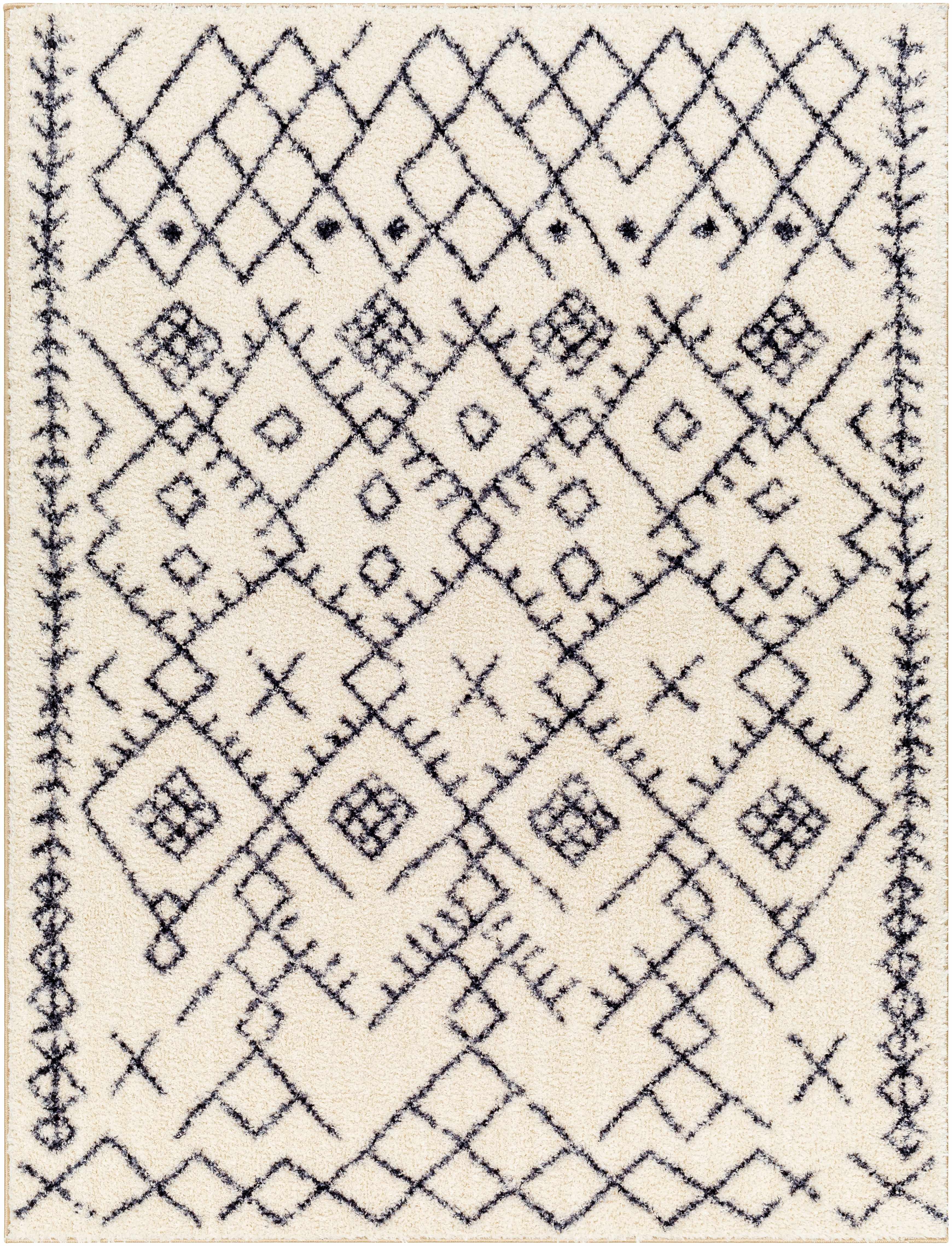 Alfombra lavable color beige Elyes