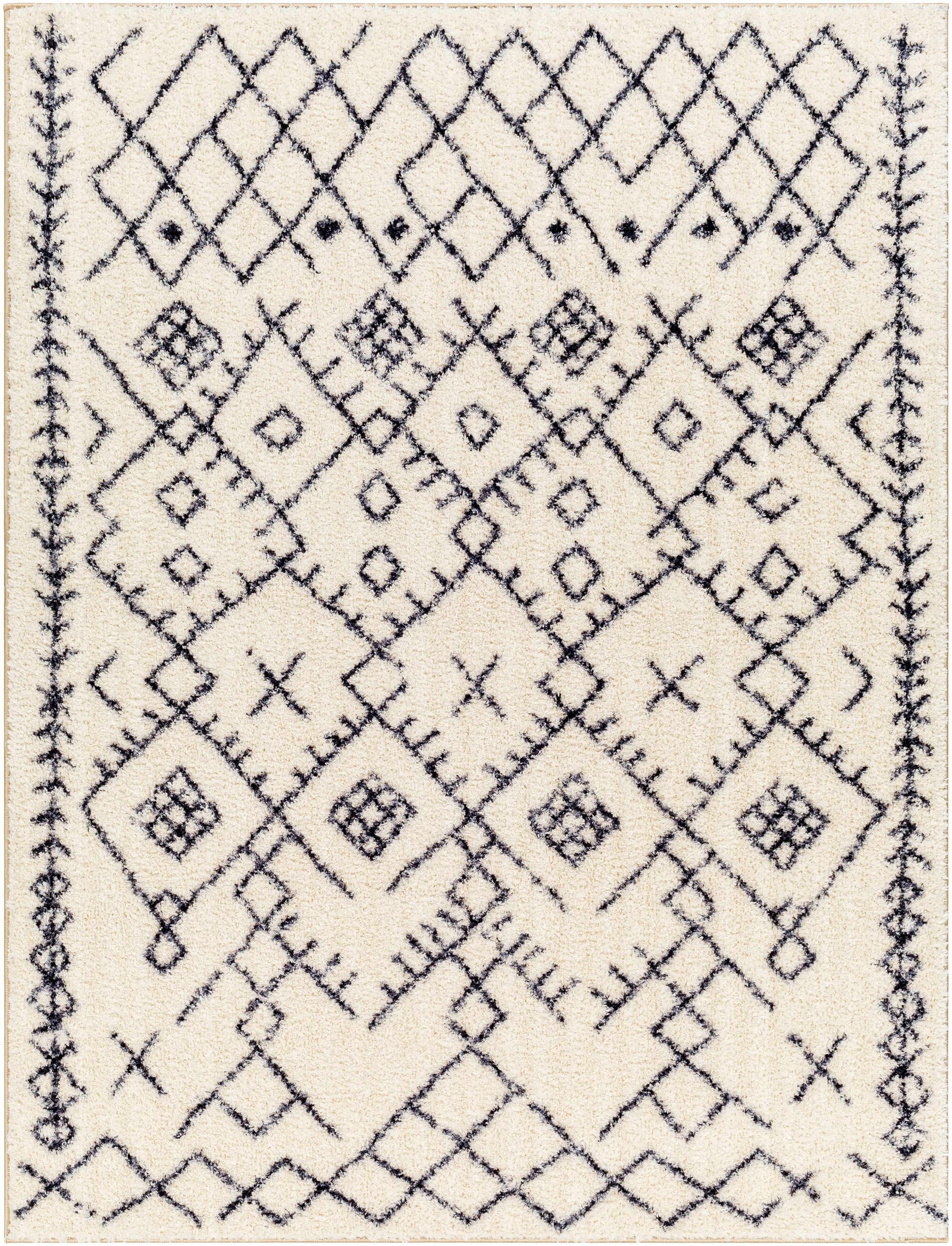 Alfombra lavable color beige Elyes