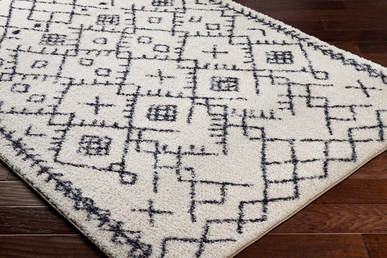 Alfombra lavable color beige Elyes