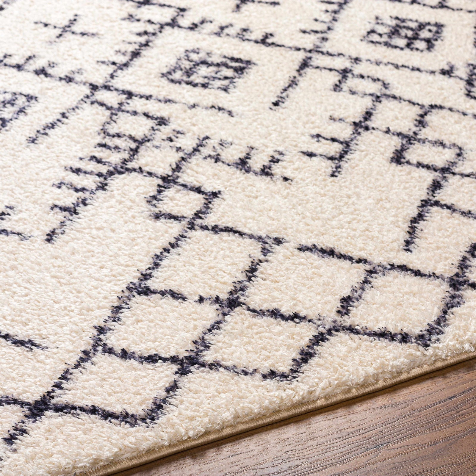 Alfombra lavable color beige Elyes