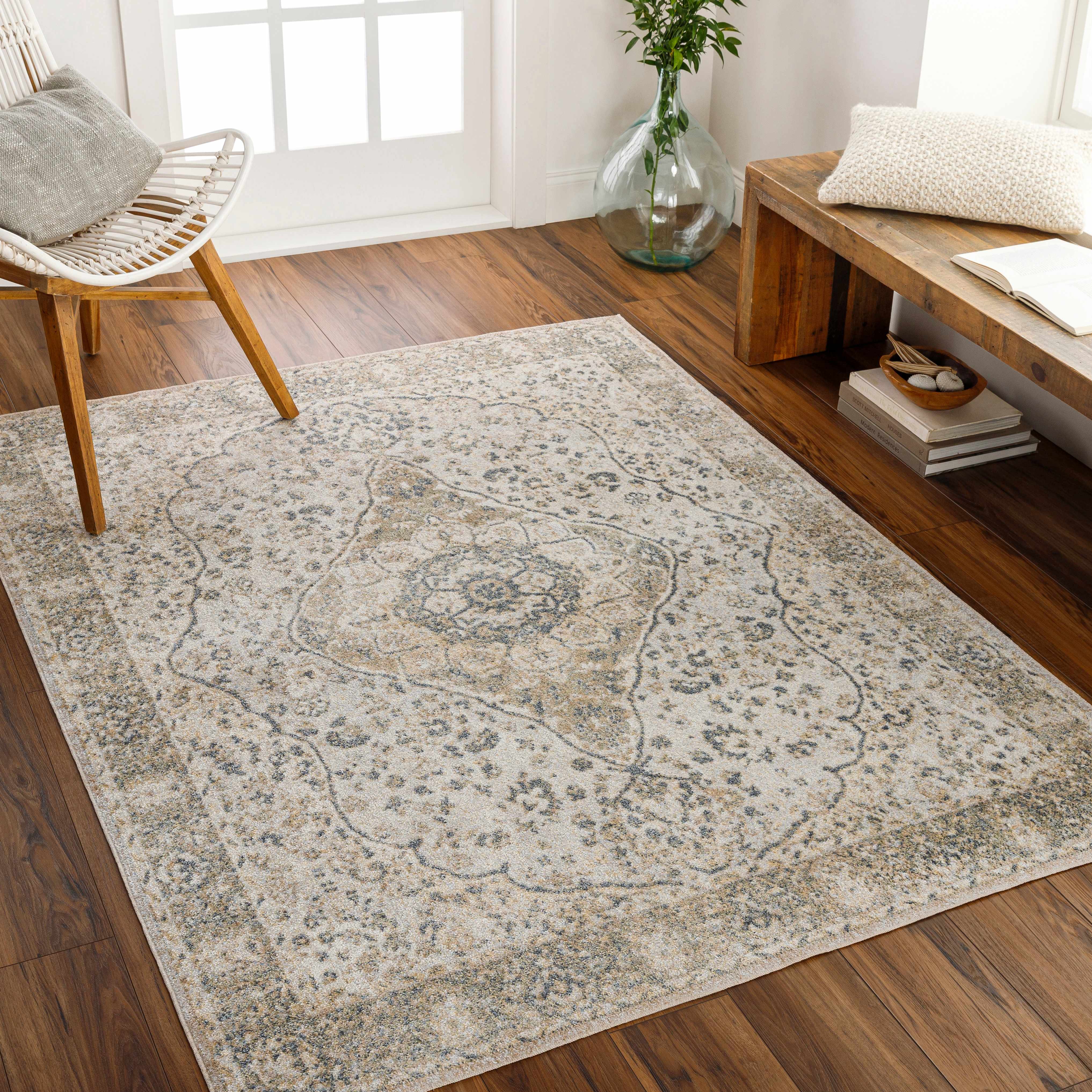 Alfombra lavable de pelo plano Cara