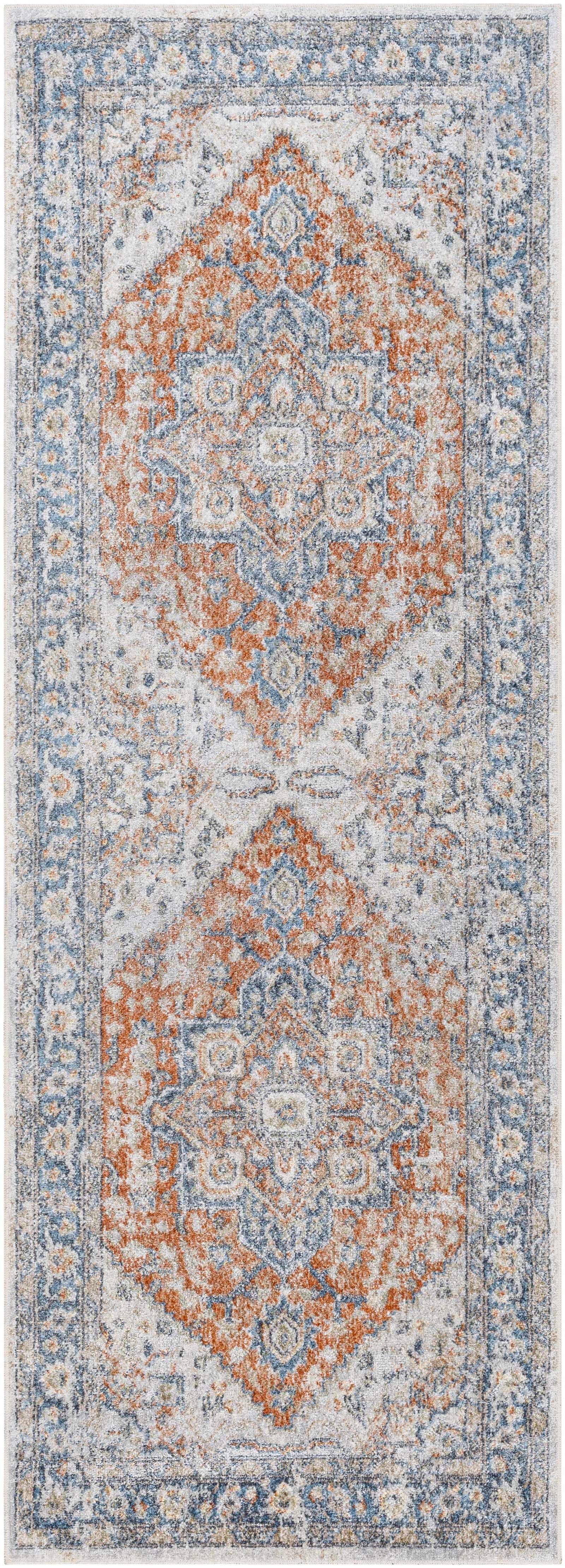 Alfombra lavable Ezri Rust