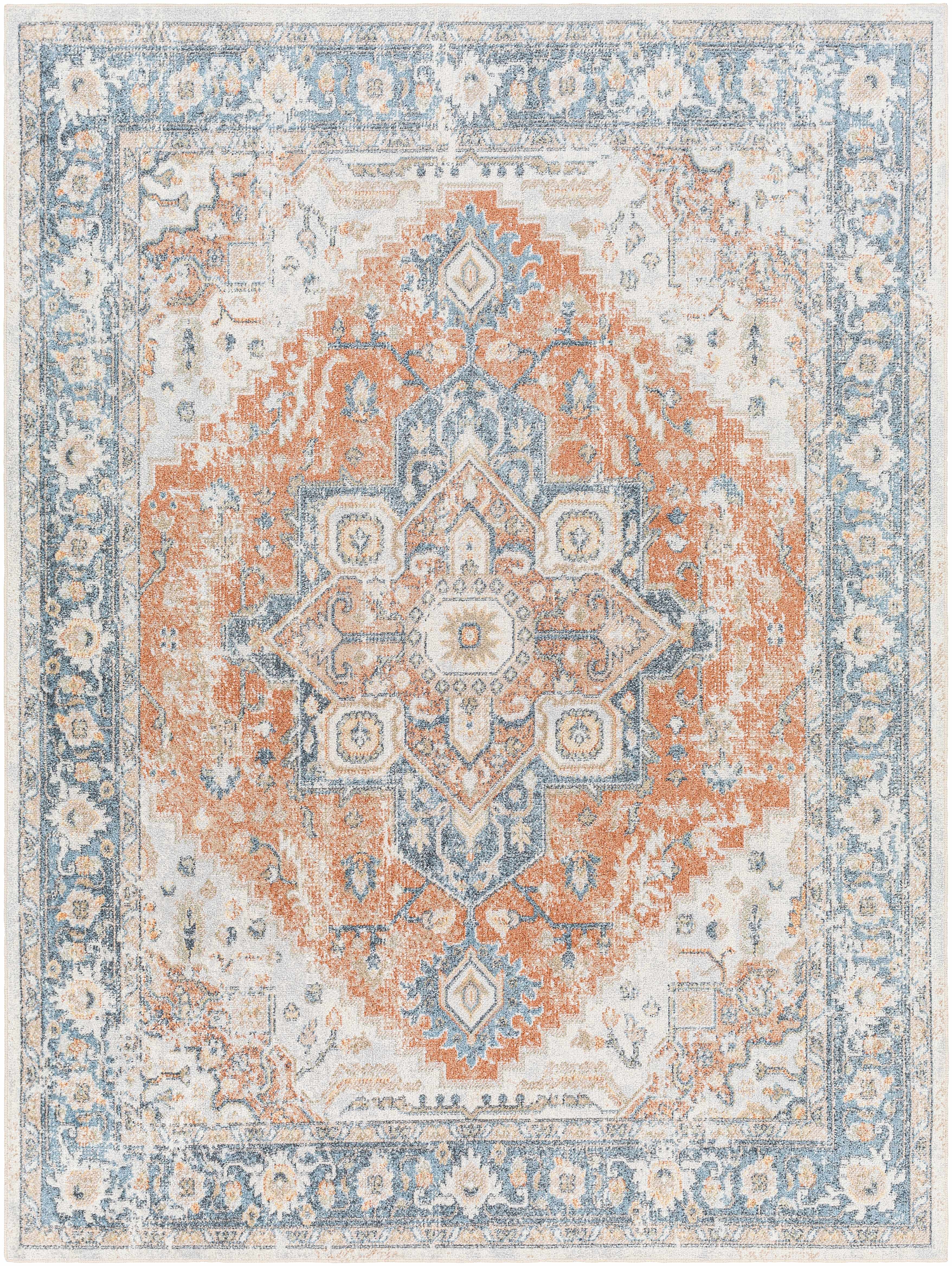 Alfombra lavable Ezri Rust