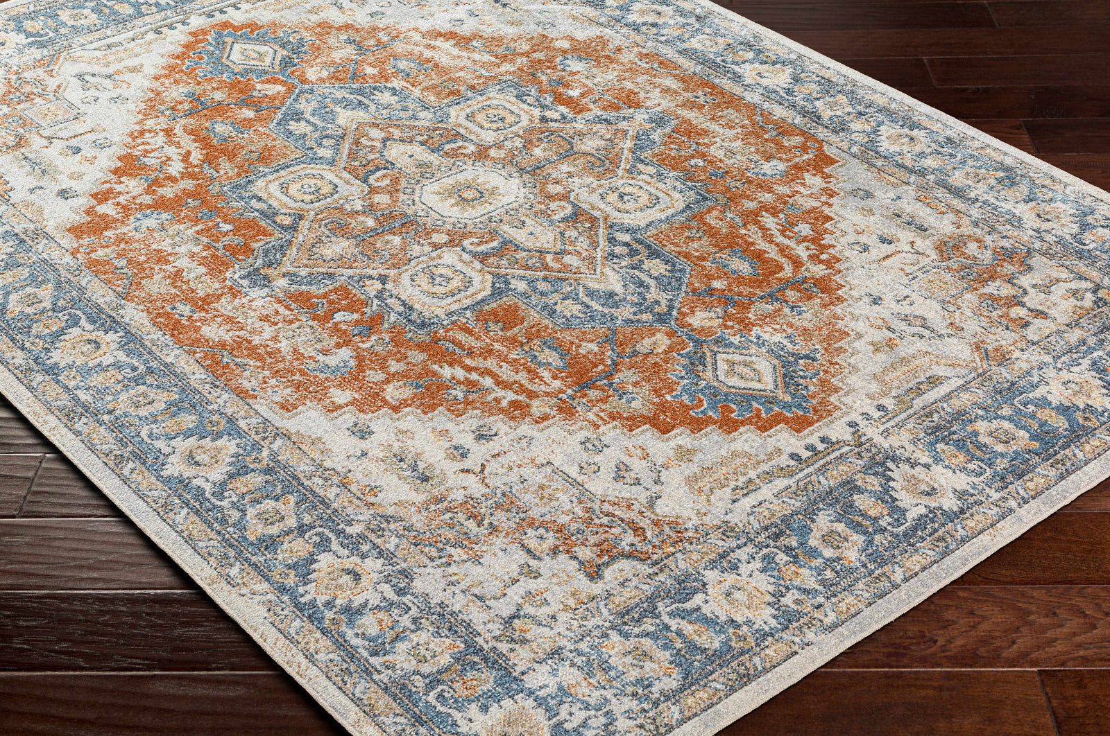Alfombra lavable Ezri Rust