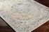 Alfombra lavable de pelo plano beige Rudo