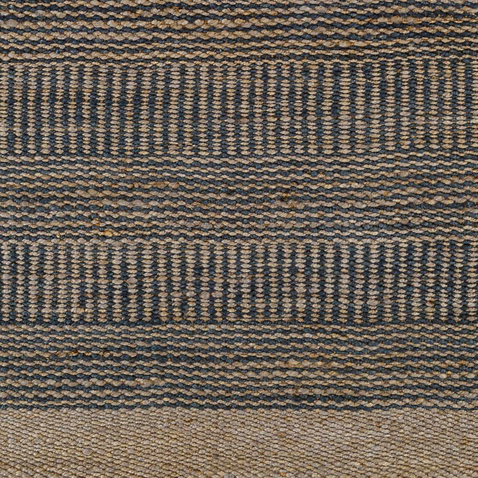 Alfombra de yute Elle de color azul marino