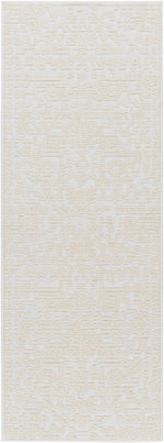 Alfombra lavable color crema Beren