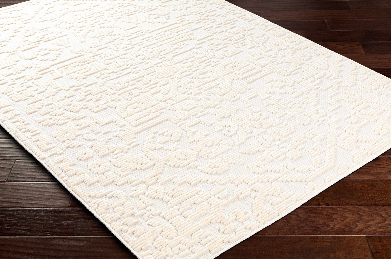 Alfombra lavable color crema Beren