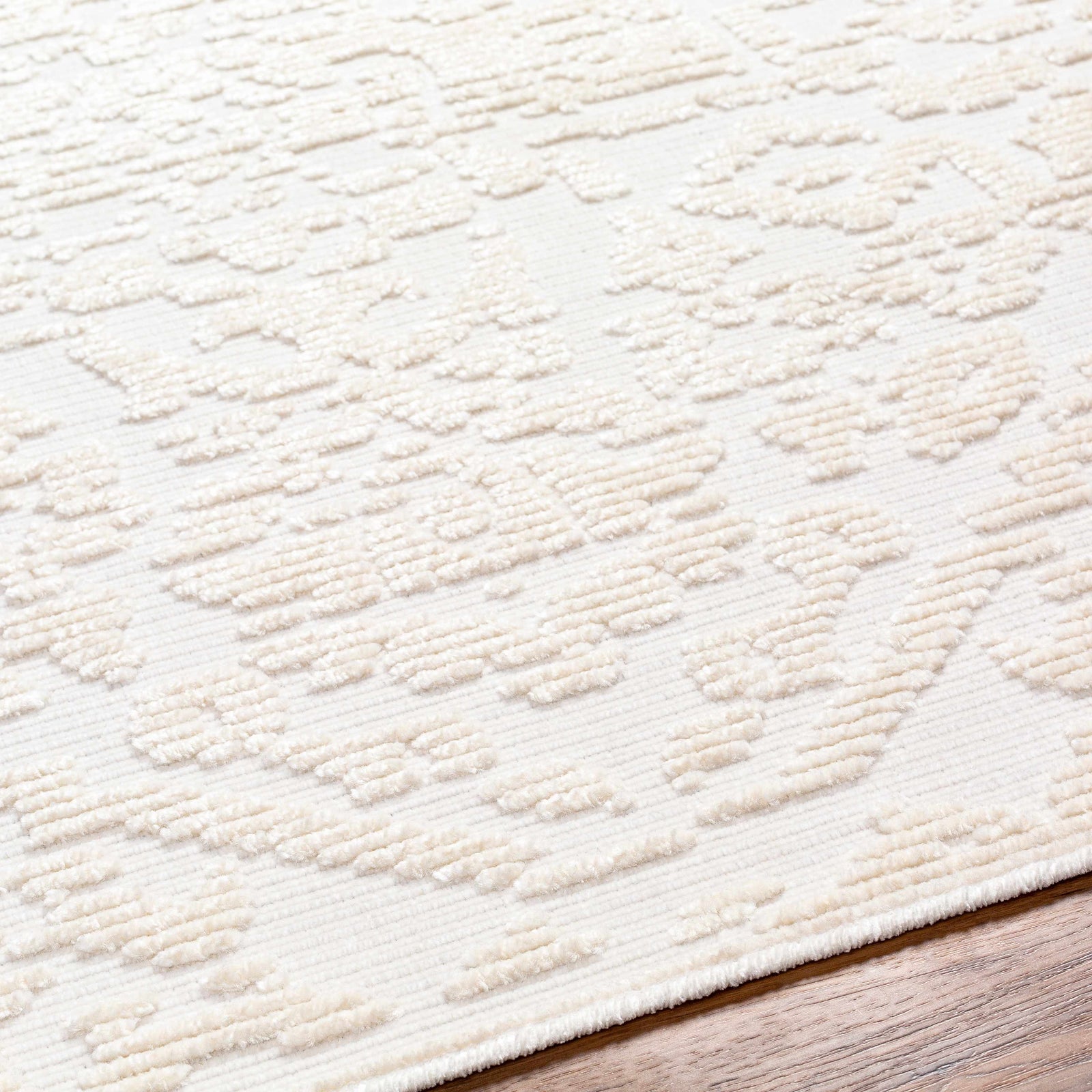 Alfombra lavable color crema Beren