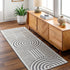 Alfombra lavable Deron Gray Rainbow
