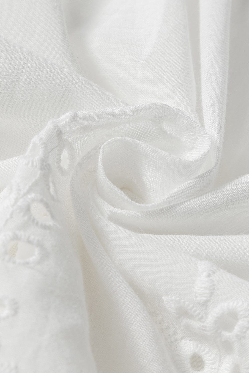 Boho White Eyelet Dress
