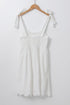 White Eyelet Casual Dress