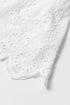 White Eyelet Casual Dress