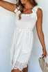 Boho White Eyelet Dress
