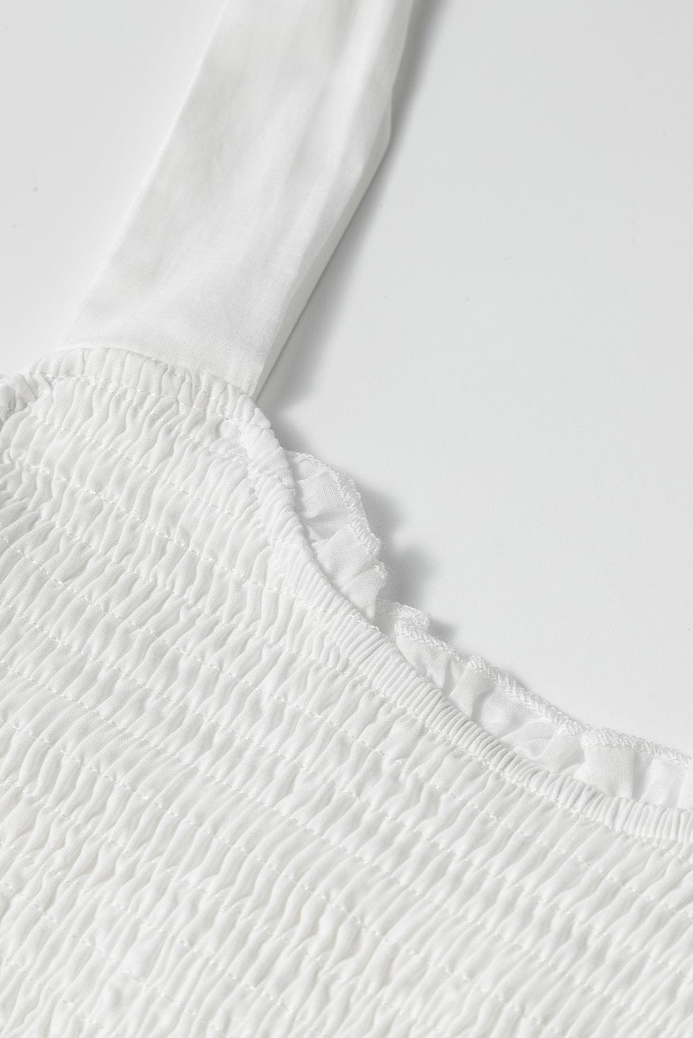 White Eyelet Casual Dress