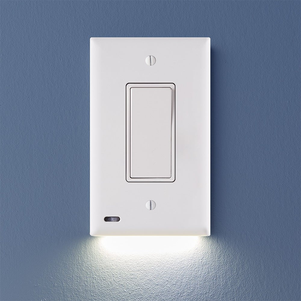 Interruptor de luz SnapPower, 1 pulsador, color blanco