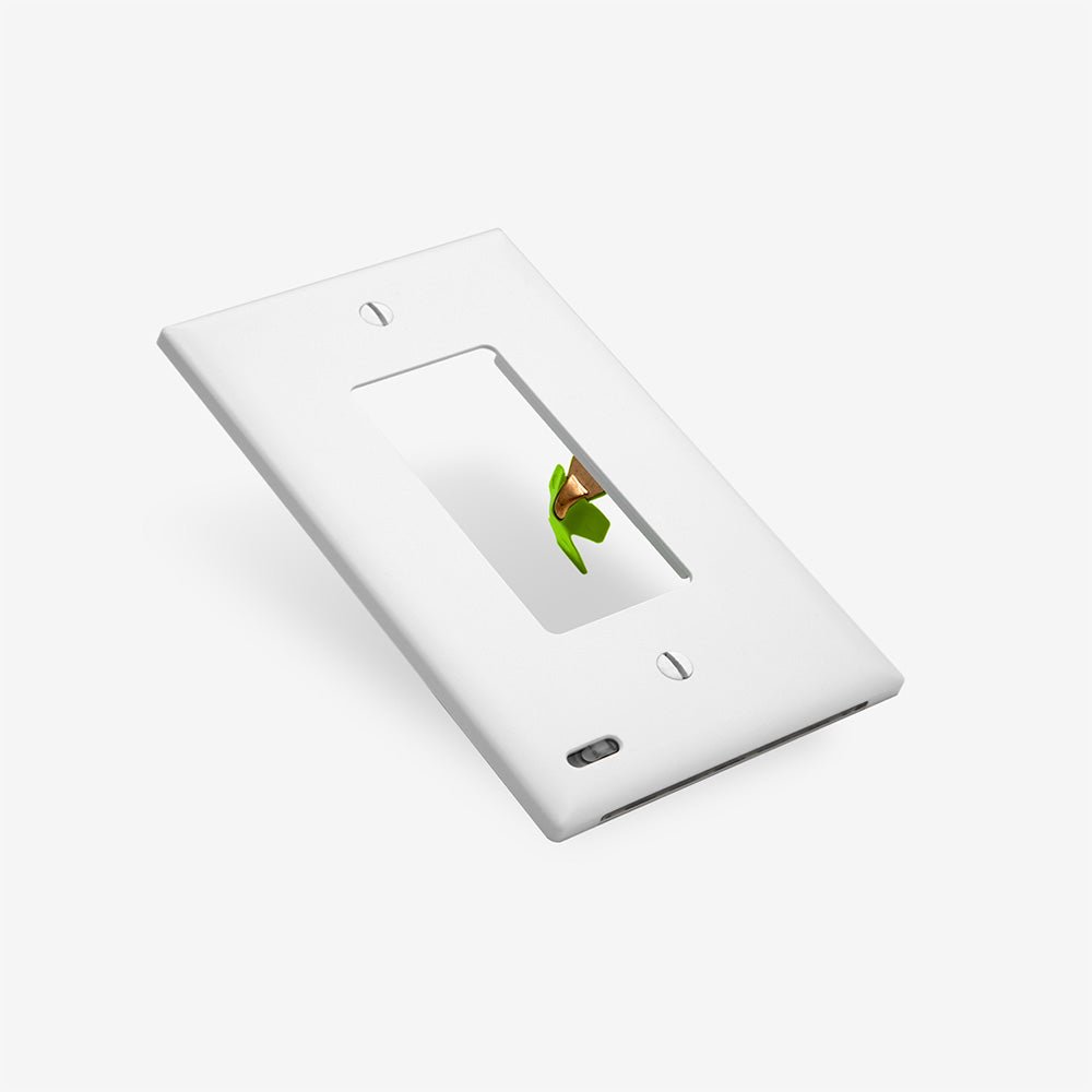 Interruptor de luz SnapPower, 1 pulsador, color blanco