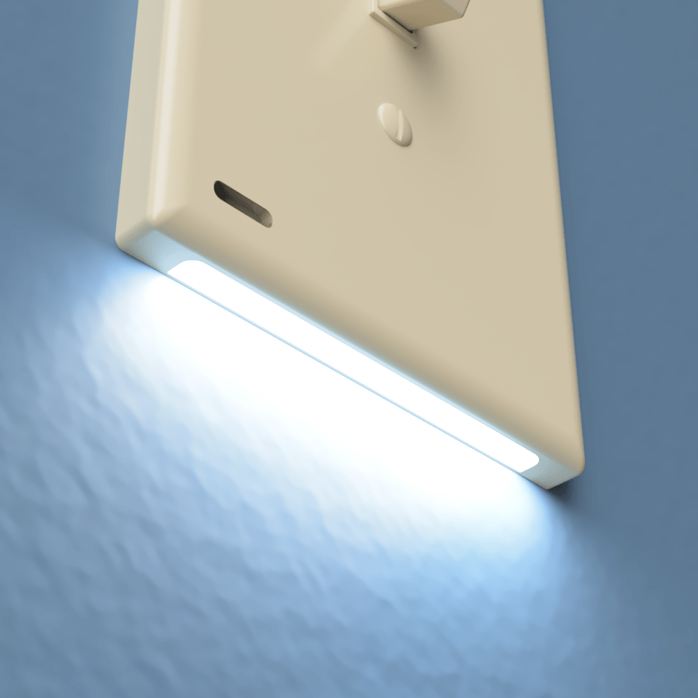 Interruptor de luz SnapPower, 1 interruptor, color marfil