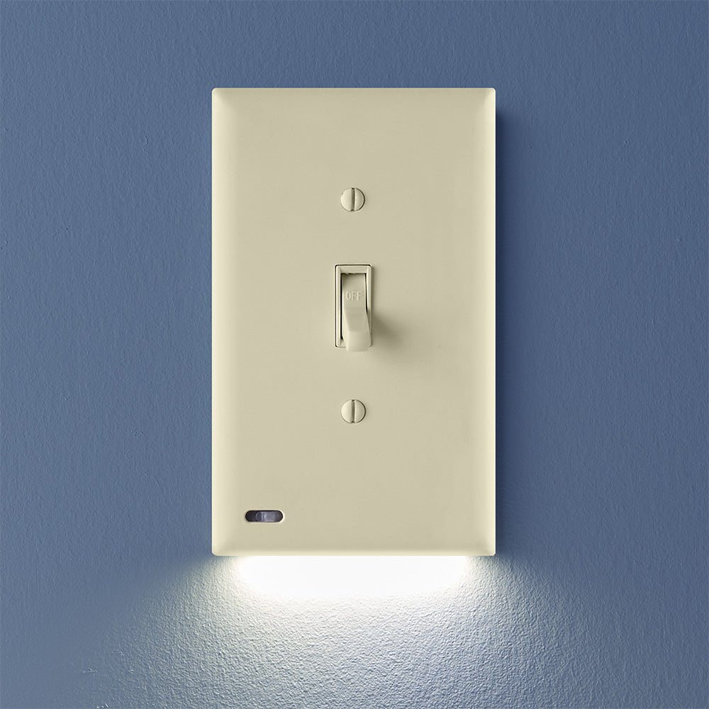 Interruptor de luz SnapPower: 1 interruptor, almendra clara