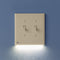 Interruptor de luz SnapPower, 2 interruptores, color marfil