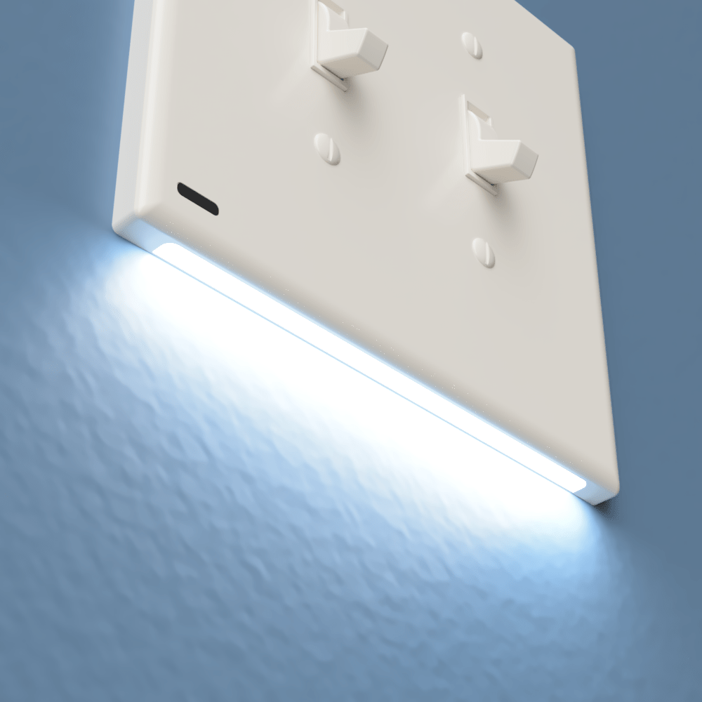 SnapPower Switchlight - 2 Toggle, Light Almond