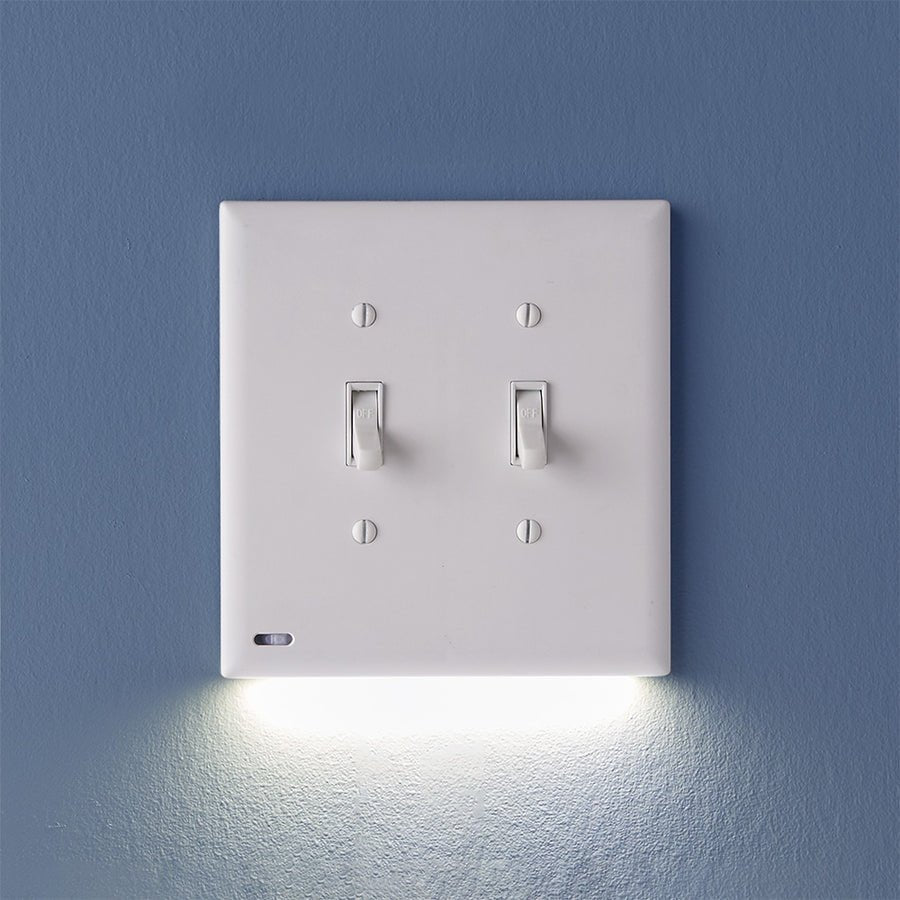 Interruptor de luz SnapPower, 2 interruptores, color blanco