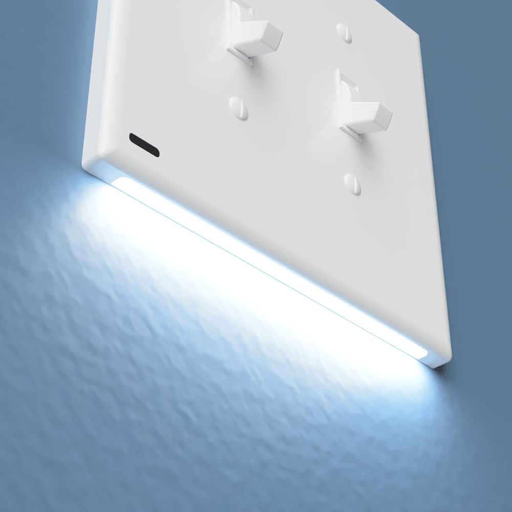 Interruptor de luz SnapPower, 2 interruptores, color blanco