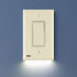 Interruptor de luz SnapPower de 3 y 4 vías, 1 interruptor basculante, almendra clara