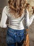 Henley Neck Long Sleeve Shirt