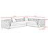 Giovanni Velvet Corner Sectional Sofa