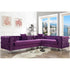 Giovanni Velvet Corner Sectional Sofa