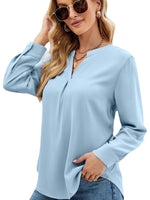 Elegant Velvet Long Sleeve Shirt