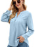 Elegant Velvet Long Sleeve Shirt