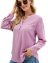 Elegant Velvet Long Sleeve Shirt